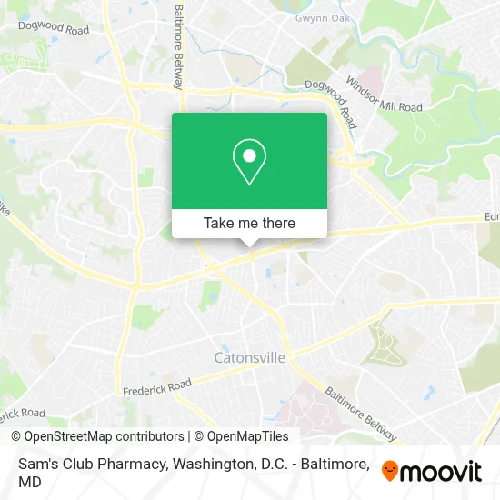Sam's Club Pharmacy map