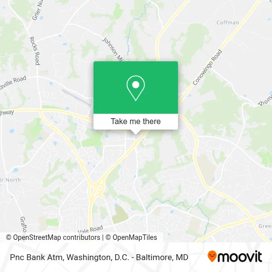 Pnc Bank Atm map