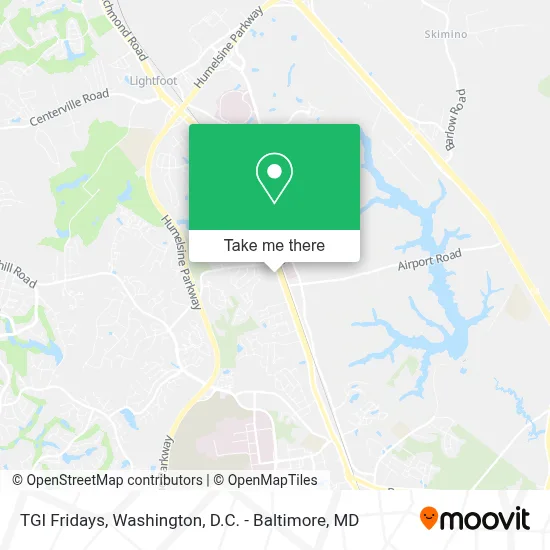 Tgi Fridays map