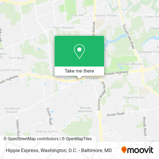 Hippie Express map