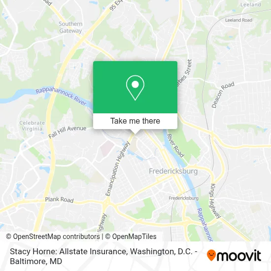 Stacy Horne: Allstate Insurance map