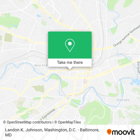 Landon K. Johnson map