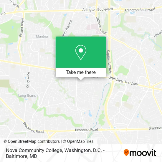 Nova Community College map