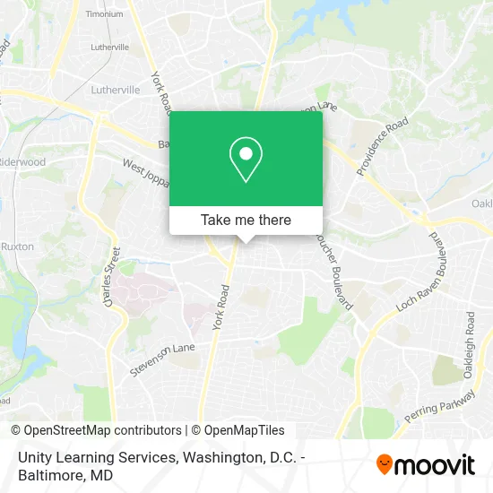 Unity Learning Services map