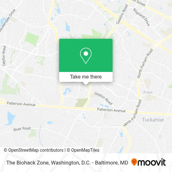 The Biohack Zone map