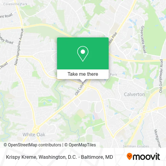Krispy Kreme map