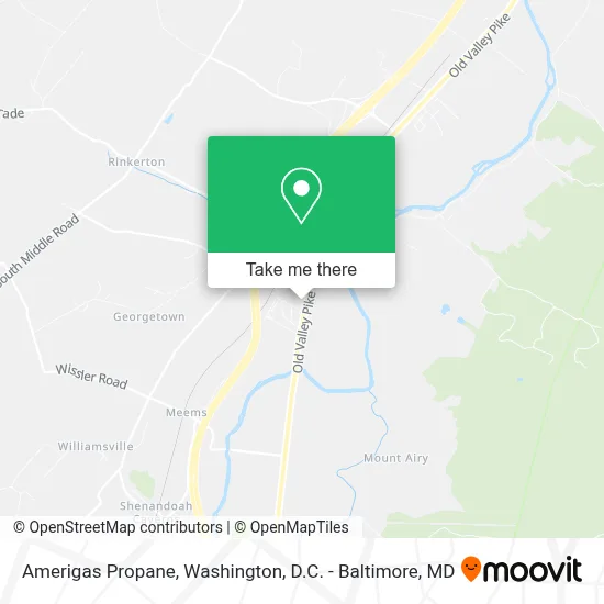 Amerigas Propane map