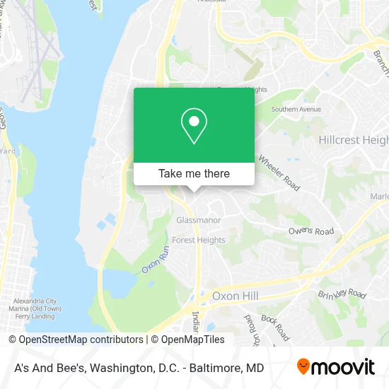 A's And Bee's map