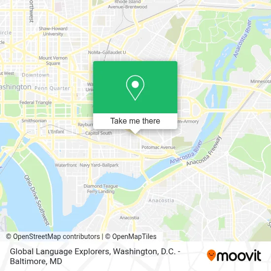 Global Language Explorers map