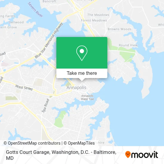 Gotts Court Garage map