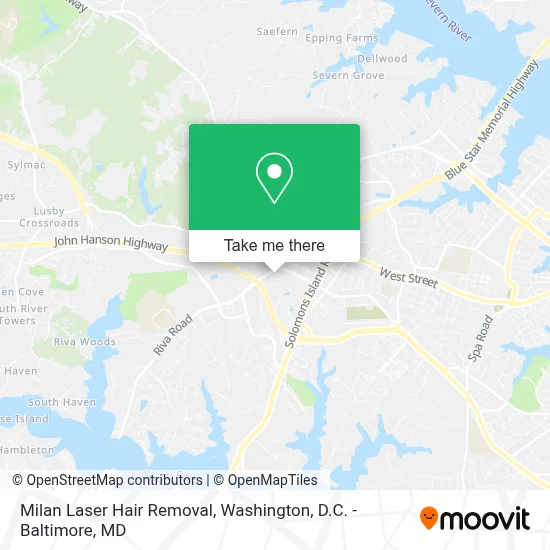 Milan Laser Hair Removal map