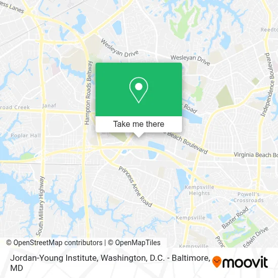 Jordan-Young Institute map