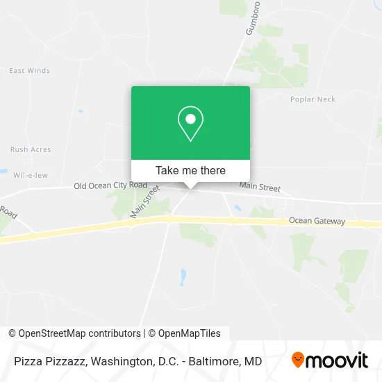 Pizza Pizzazz map