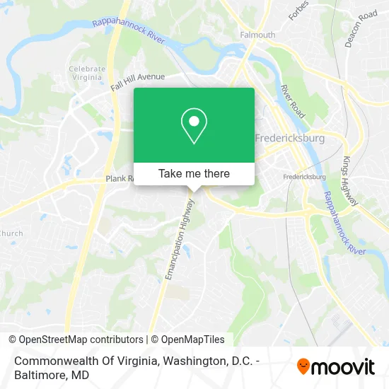 Commonwealth Of Virginia map