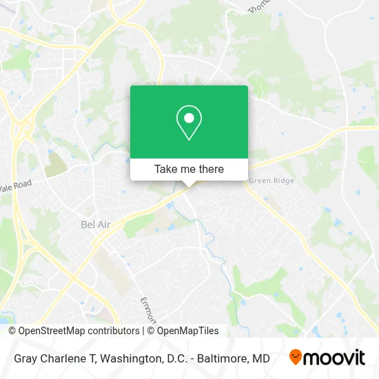 Gray Charlene T map