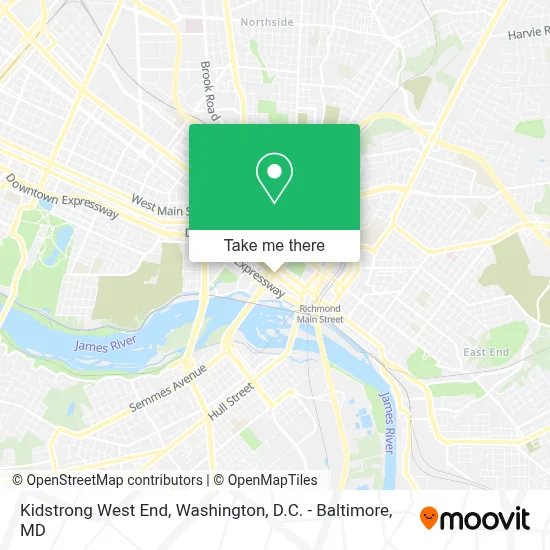 Kidstrong West End map