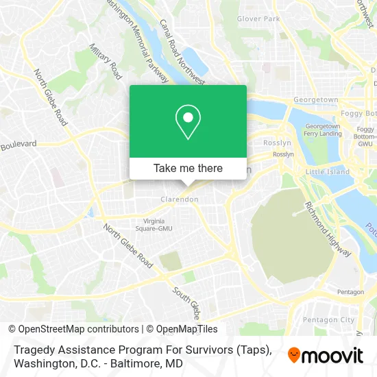 Tragedy Assistance Program For Survivors (Taps) map