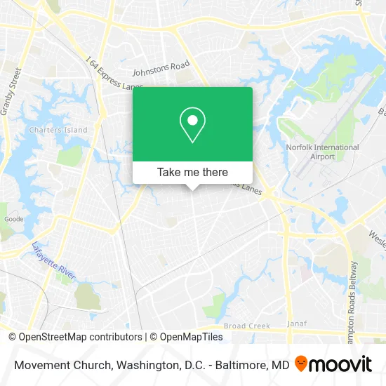 Movement Church map