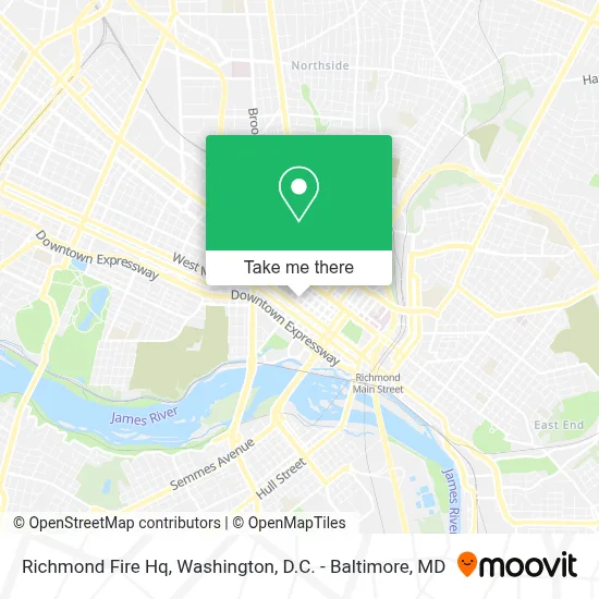 Richmond Fire Hq map