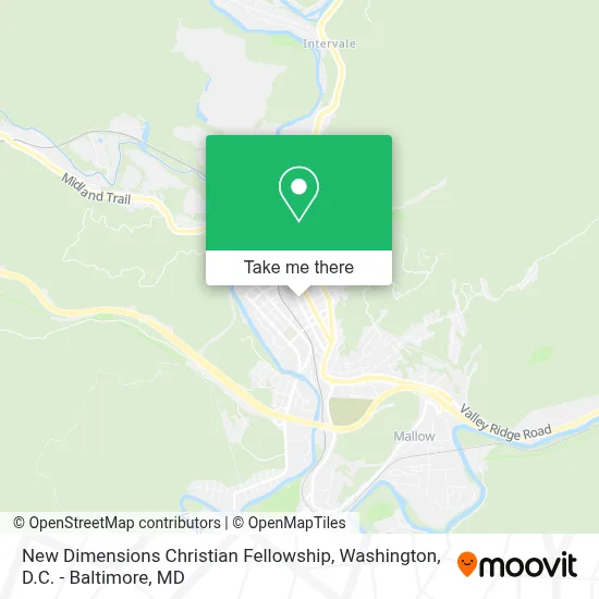 New Dimensions Christian Fellowship map
