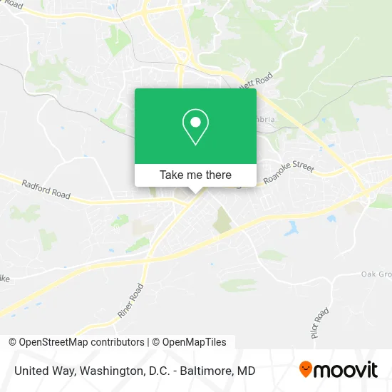 United Way map