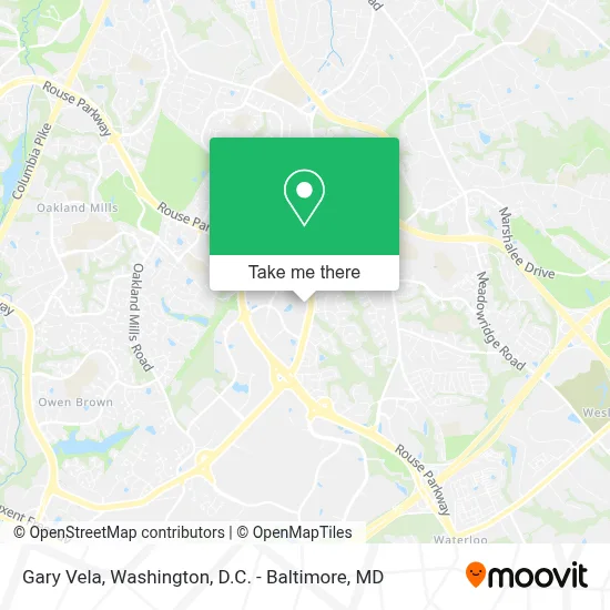 Gary Vela map