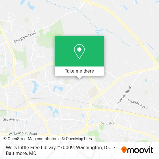 Will's Little Free Library #70009 map