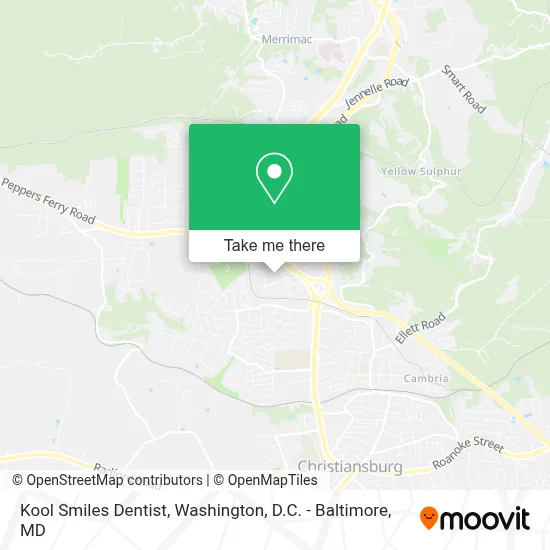 Kool Smiles Dentist map