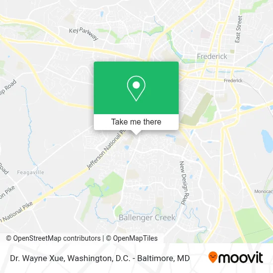 Dr. Wayne Xue map
