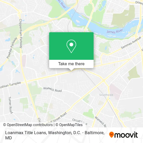 Loanmax Title Loans map
