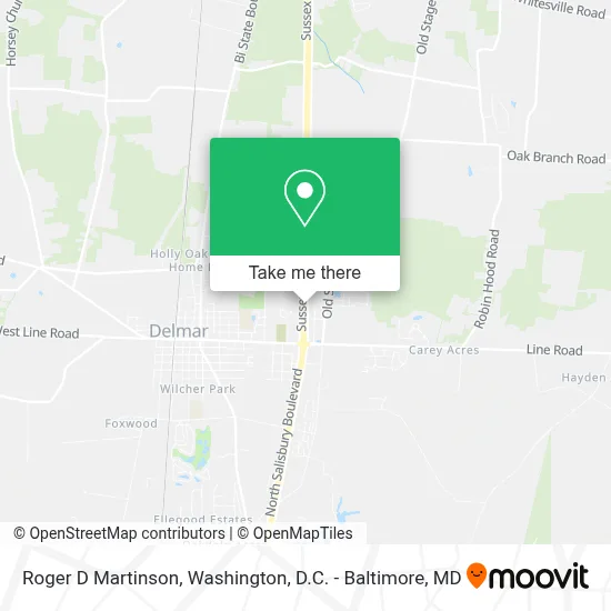 Roger D Martinson map