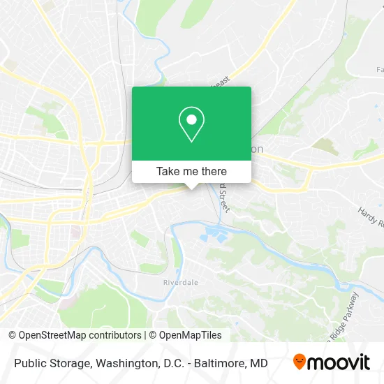 Public Storage map
