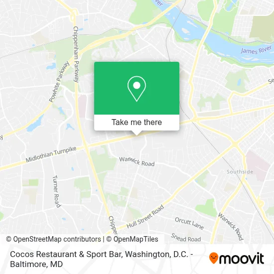 Cocos Restaurant & Sport Bar map