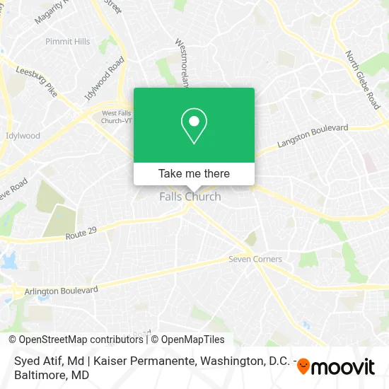 Syed Atif, Md | Kaiser Permanente map