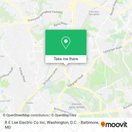R E Lee Electric Co Inc map
