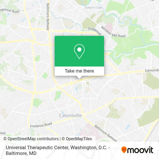 Universal Therapeutic Center map