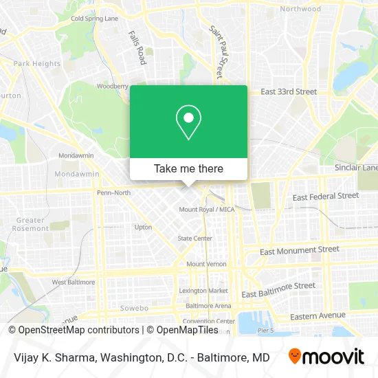 Vijay K. Sharma map