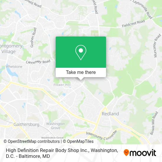 High Definition Repair Body Shop Inc. map