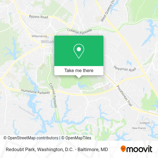 Redoubt Park map