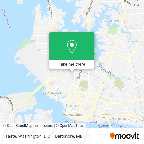 Taste map