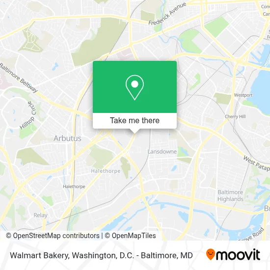 Walmart Bakery map