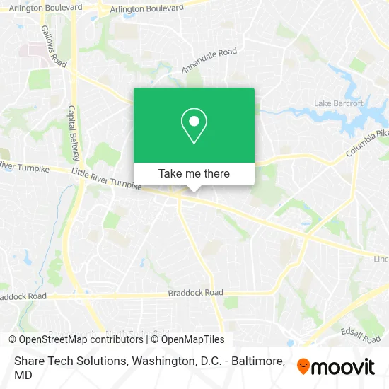 Share Tech Solutions map