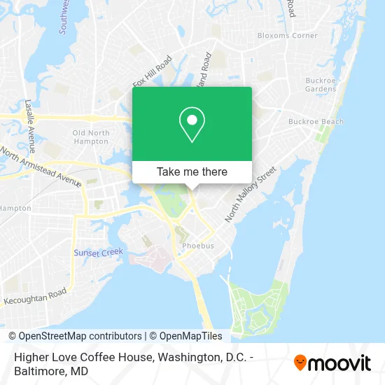 Higher Love Coffee House map
