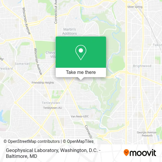 Geophysical Laboratory map