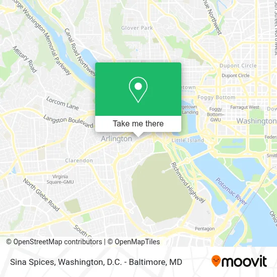 Sina Spices map