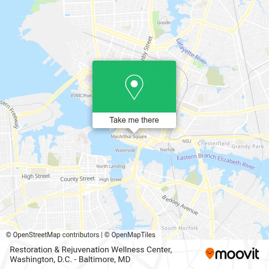 Restoration & Rejuvenation Wellness Center map