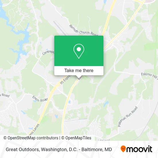Great Outdoors map