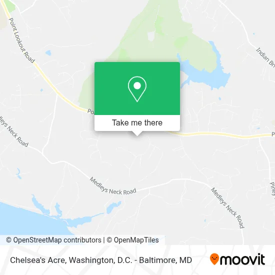 Chelsea's Acre map
