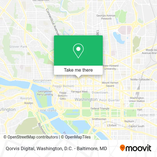 Qorvis Digital map