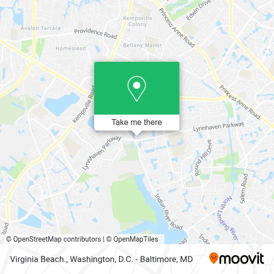 Virginia Beach. map